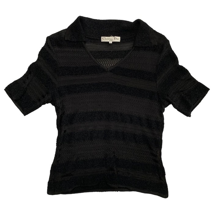 Christian Dior Knit Black | Vintage.City 古着屋、古着コーデ情報を発信