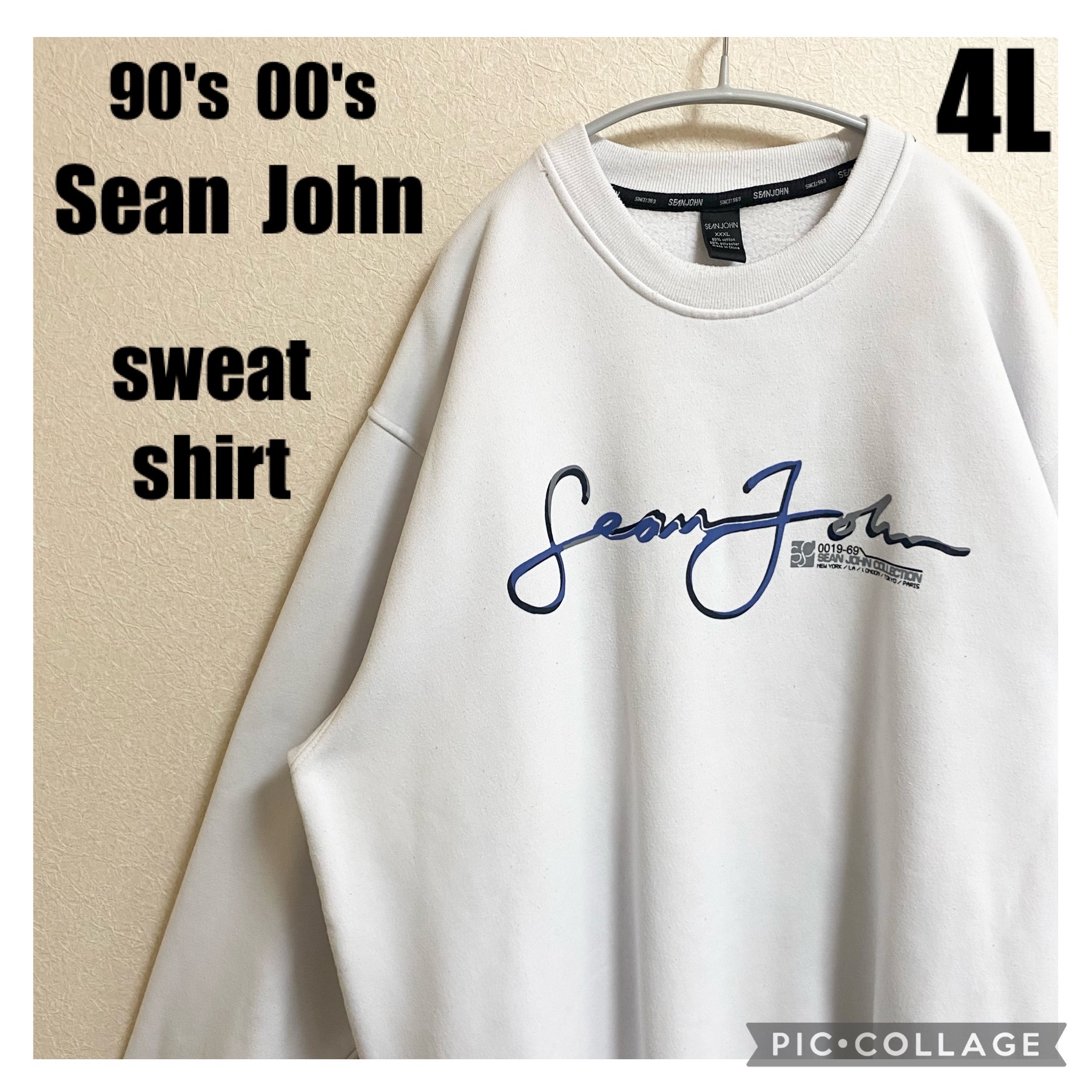 68％以上節約 90s 00s Sean John ショーンジョン ゲームシャツ ワッペン ロゴ