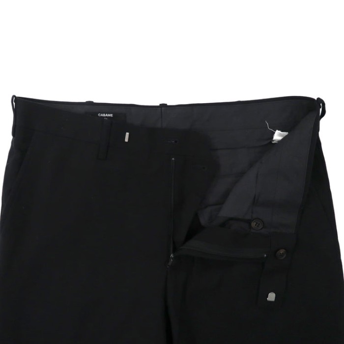 CABANE de ZUCCA スラックスパンツ 30 ブラック 日本製 | Vintage.City 古着屋、古着コーデ情報を発信