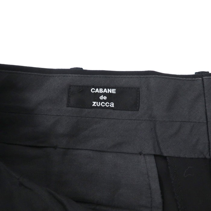 CABANE de ZUCCA スラックスパンツ 30 ブラック 日本製 | Vintage.City 古着屋、古着コーデ情報を発信