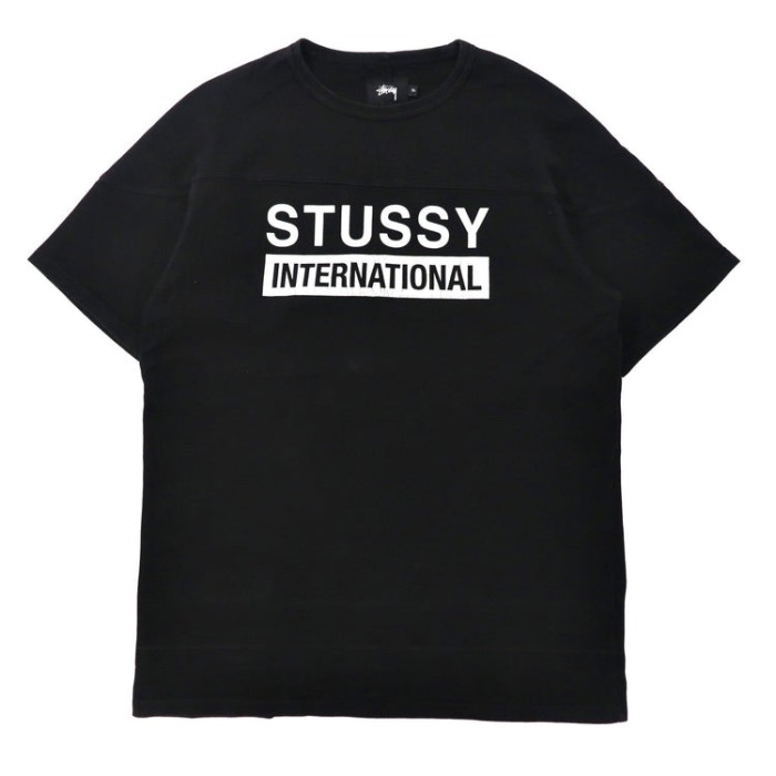 STUSSY ビッグサイズ ロゴTシャツ XL ブラック ヘビーウェイト | Vintage.City 古着屋、古着コーデ情報を発信