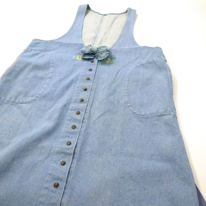 PINK HOUSE デニムサロペット ジャンパースカート タタキタグ 日本製 | Vintage.City 古着屋、古着コーデ情報を発信