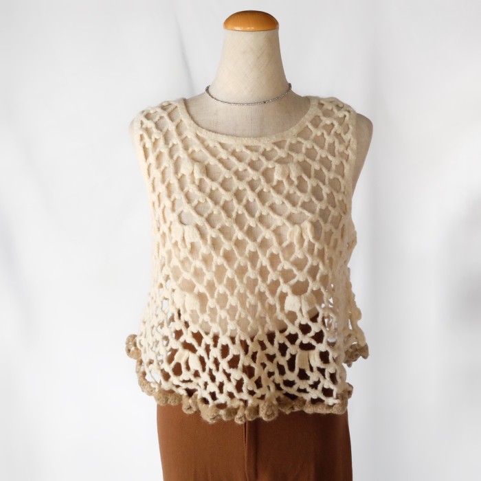 Vintage mesh knit flared tops | Vintage.City Vintage Shops, Vintage Fashion Trends