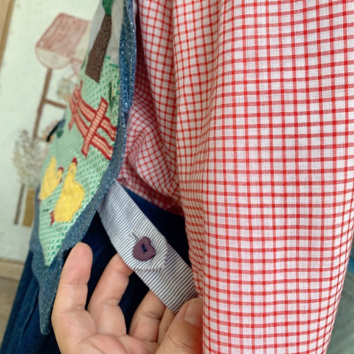 即完売 超激レア ユニオン ❼❻ UNION アップリケ 刺繍 シャツ 半袖