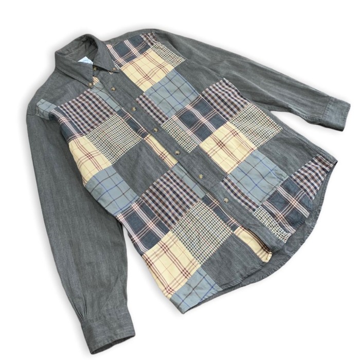 Brooks Brothers Patchwork BD Shirt | Vintage.City 빈티지숍, 빈티지 코디 정보