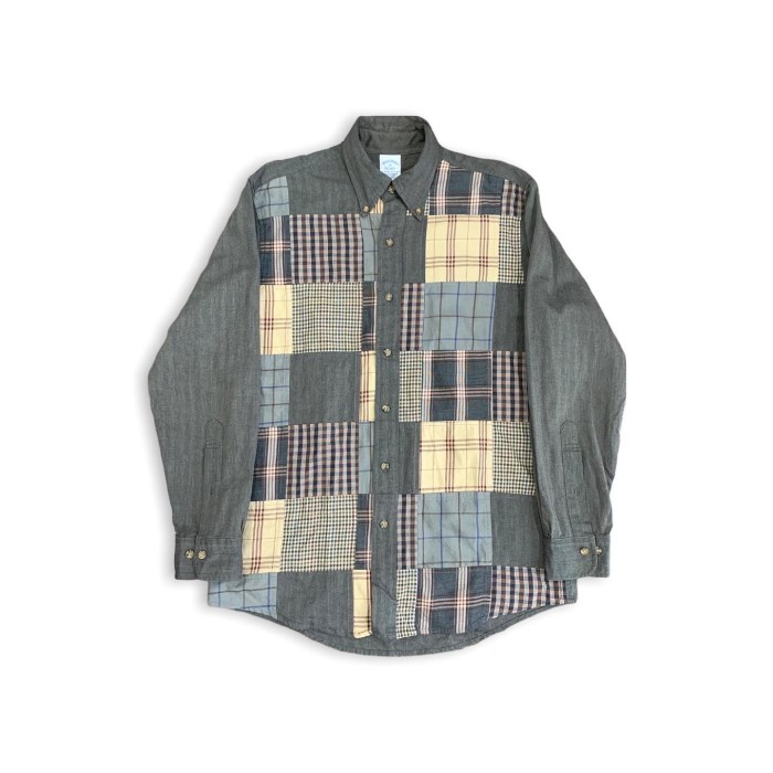 Brooks Brothers Patchwork BD Shirt | Vintage.City Vintage Shops, Vintage Fashion Trends