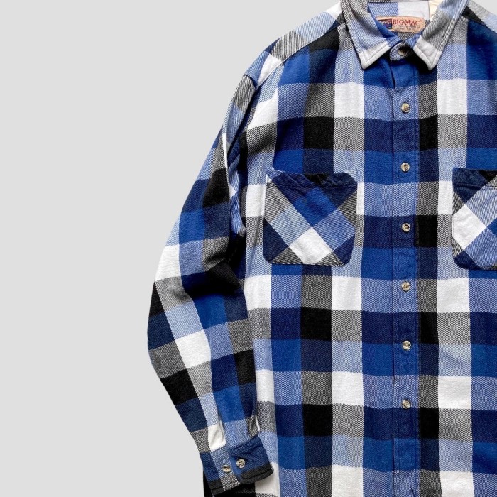 90’s BIGMAC Heavy Flannel Shirt  ビッグマック | Vintage.City 빈티지숍, 빈티지 코디 정보