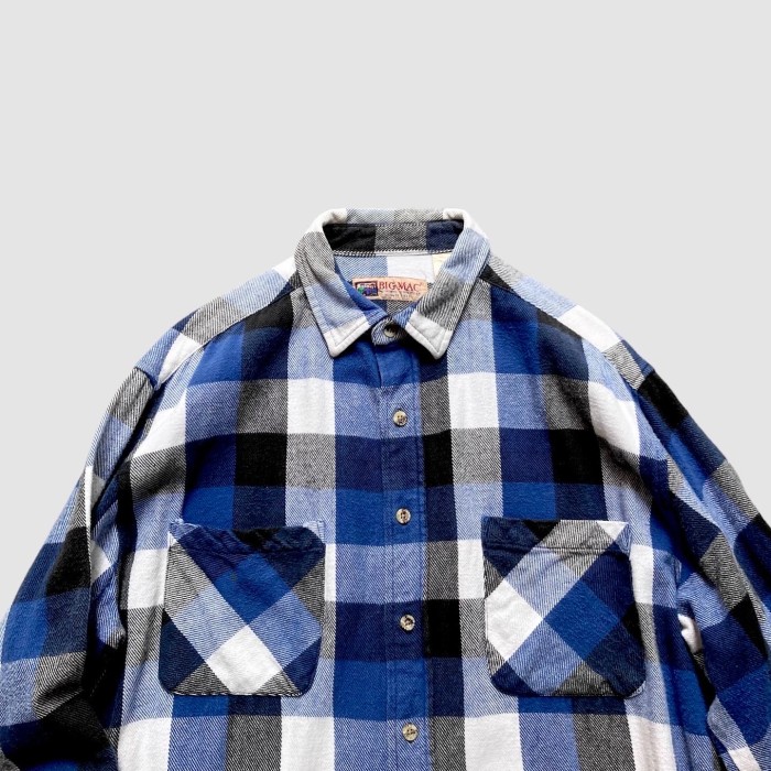 90’s BIGMAC Heavy Flannel Shirt  ビッグマック | Vintage.City 빈티지숍, 빈티지 코디 정보