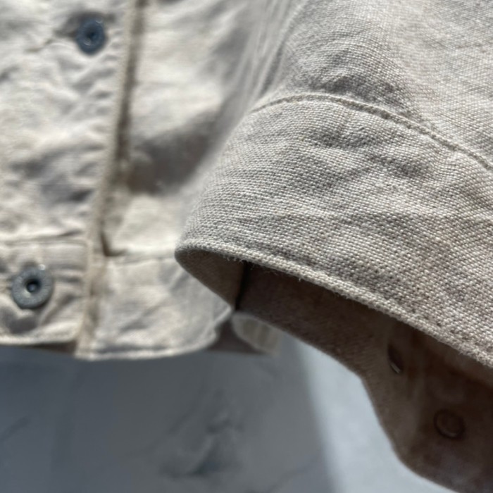 "Eddie Bauer" linen tracker jacket | Vintage.City 古着屋、古着コーデ情報を発信