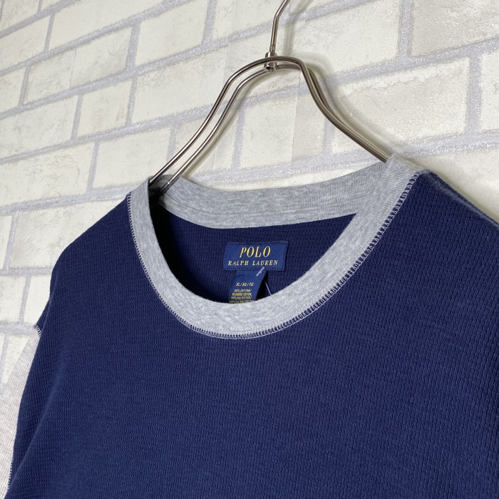 POLO RALPH LAUREN  長袖Tシャツ　XL  刺繍ロゴ　ロンT | Vintage.City 古着屋、古着コーデ情報を発信