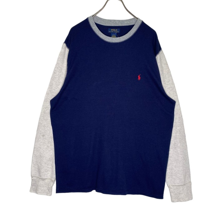 POLO RALPH LAUREN  長袖Tシャツ　XL  刺繍ロゴ　ロンT | Vintage.City 古着屋、古着コーデ情報を発信