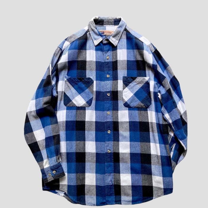 90’s BIGMAC Heavy Flannel Shirt  ビッグマック | Vintage.City 古着屋、古着コーデ情報を発信