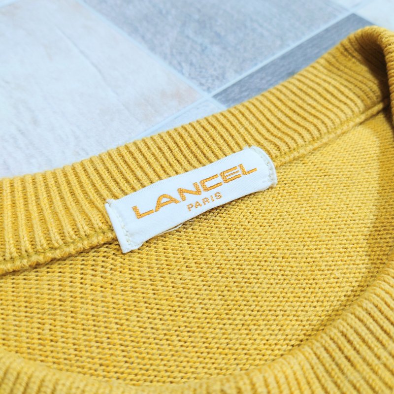 90's LANCEL コットン レーヨン 半袖 ニット セーター | Vintage.City