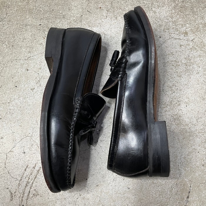 『送料無料』LLBean タッセルローファー　黒　革靴　US9.5D スリッポン | Vintage.City 빈티지숍, 빈티지 코디 정보
