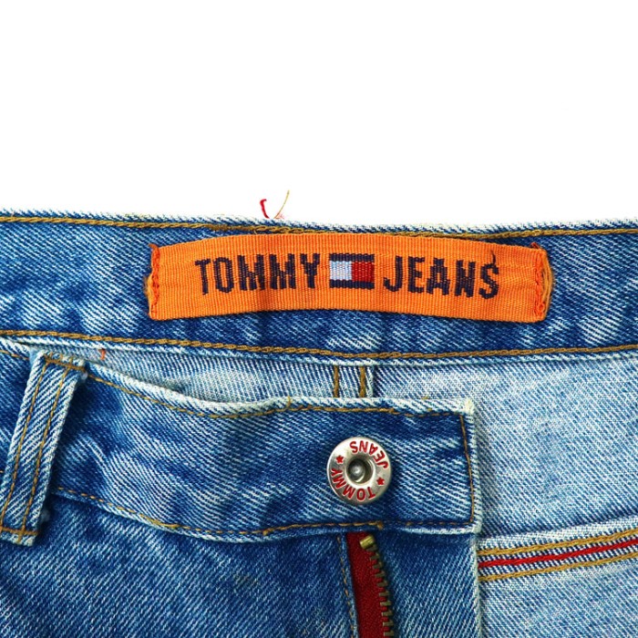 TOMMY JEANS ワイド バギーデニムパンツ 36 ブルー 90s | Vintage.City