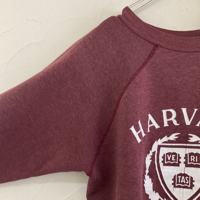 80s burgundy HARVARD college sweat | Vintage.City 古着屋、古着コーデ情報を発信