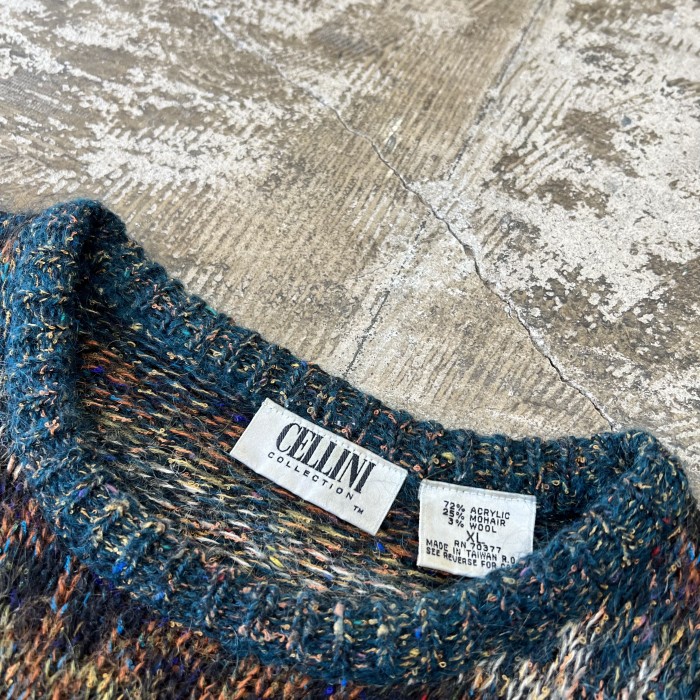90's patterned mohair knit fc-309 | Vintage.City 古着屋、古着コーデ情報を発信