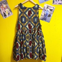 African Batik mini dress/2202 | Vintage.City ヴィンテージ 古着
