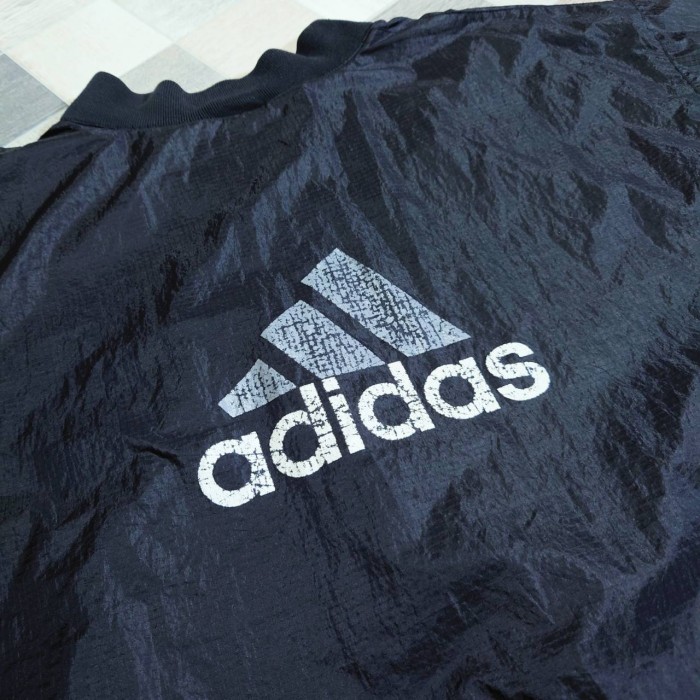 90’s adidas 国旗タグ 裏地付き ナイロン プルオーバー ジャケット | Vintage.City 古着屋、古着コーデ情報を発信