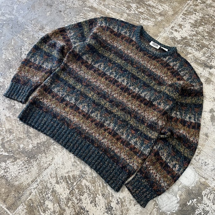 90's patterned mohair knit fc-309 | Vintage.City 빈티지숍, 빈티지 코디 정보