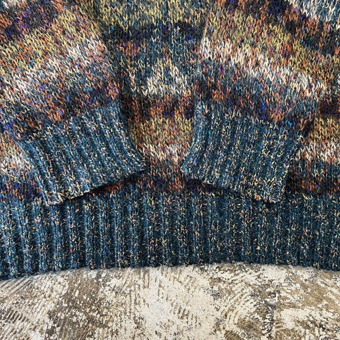 90's patterned mohair knit fc-309 | Vintage.City Vintage Shops, Vintage Fashion Trends