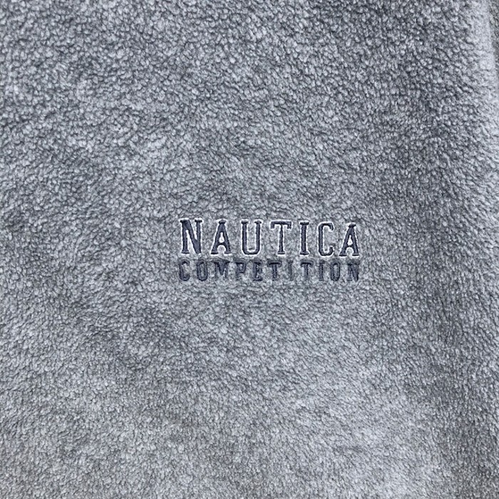90s- ノーティカ フリースジャケット ハーフジップ 刺繍ロゴ 