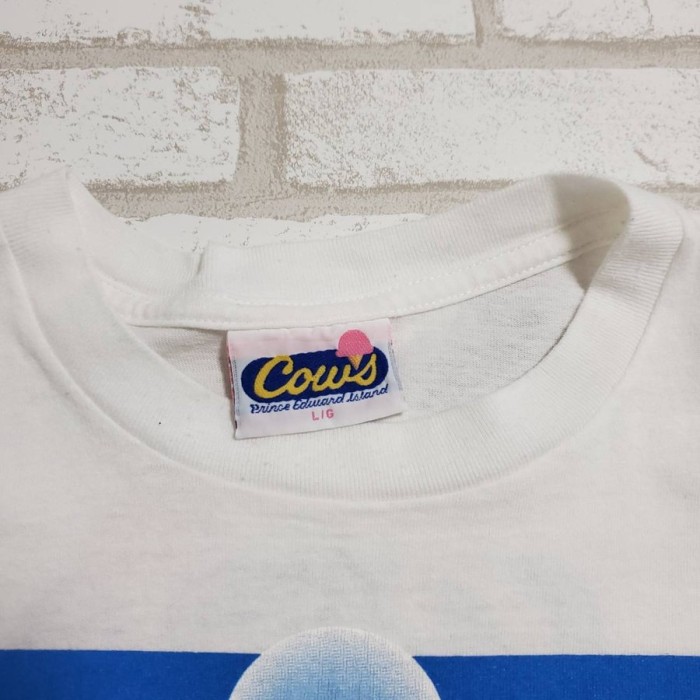 Caws カナダ製　ヴィンテージロゴプリントTシャツ　白　牛　Lサイズ　 | Vintage.City 古着屋、古着コーデ情報を発信