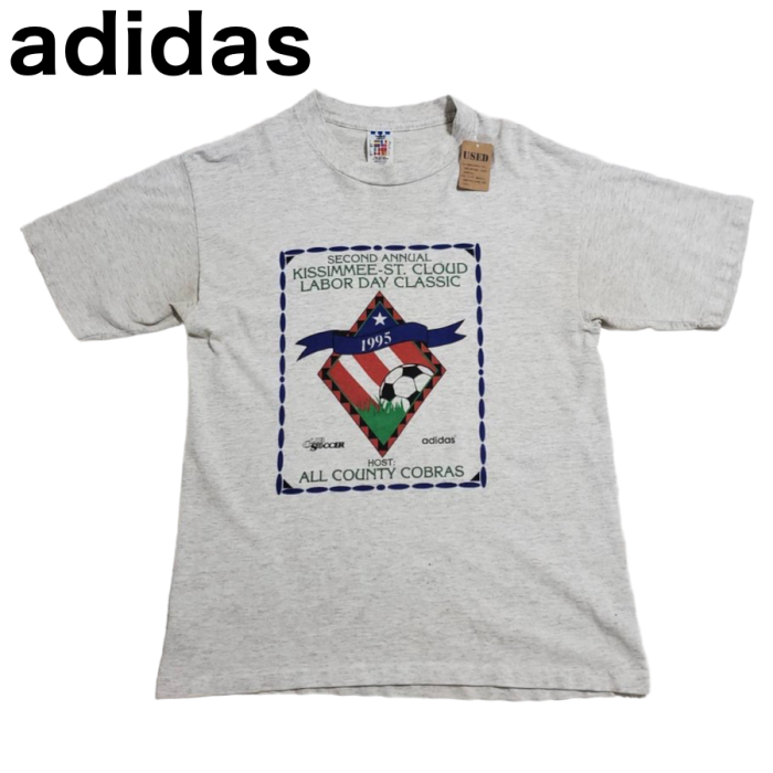 adidas（アディダス）USA製　ヴィンテージ半袖プリントTシャツ　Sサイズ | Vintage.City 빈티지숍, 빈티지 코디 정보