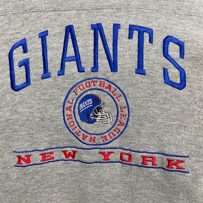 90s “NEW YORK GIANTS” Embroidered Sweat | Vintage.City 빈티지숍, 빈티지 코디 정보