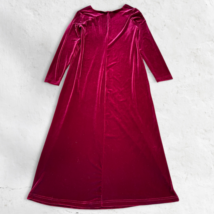 古着 ビンテージ ドレス 70s USA 民族 総柄 エプロン ワンピース 美品