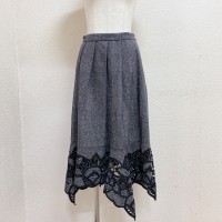 ヴィンテージ　ウールスカート　グレー色　vintage wool skirt | Vintage.City ヴィンテージ 古着