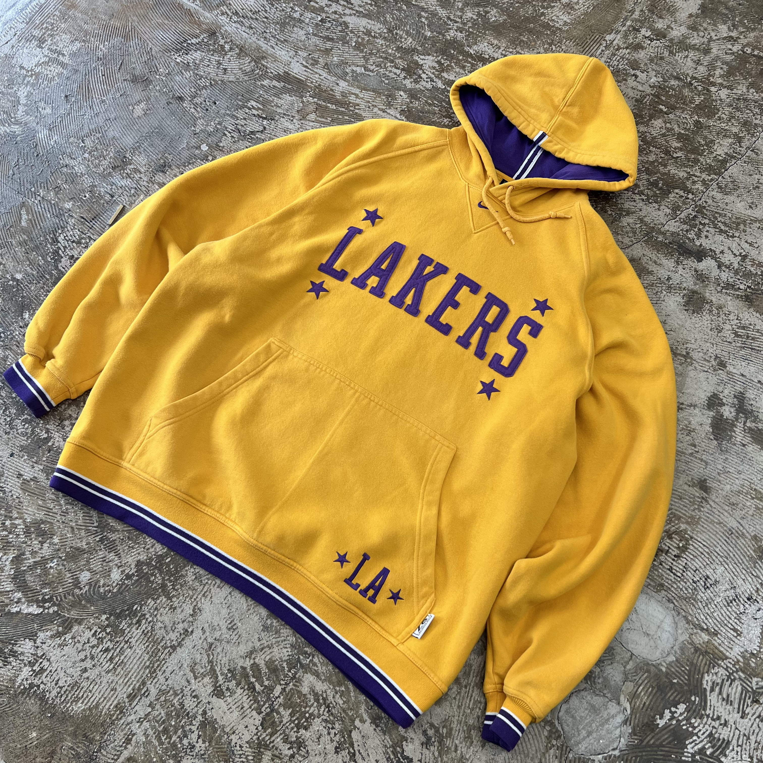 90's~00's NIKE×NBA LAKERS hoodie fc-313 | Vintage.City