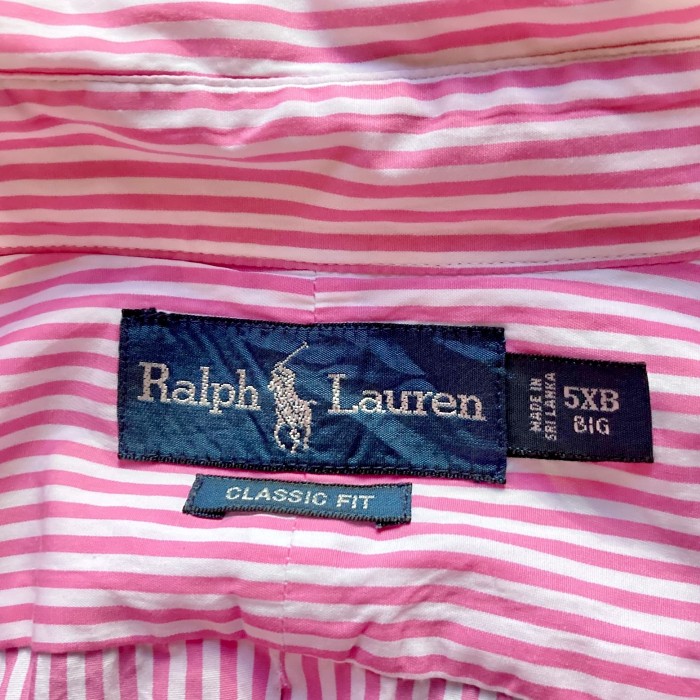 Ralph Lauren Big Size Stripe Shirt | Vintage.City 古着屋、古着コーデ情報を発信