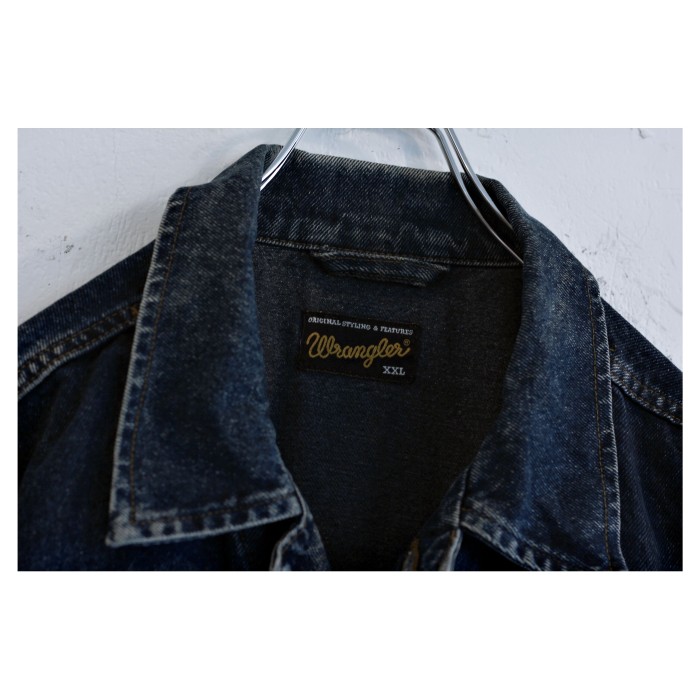 EURO “Wrangler” Loose Denim Jacket | Vintage.City 빈티지숍, 빈티지 코디 정보