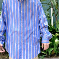 Ralph Lauren Big Size Stripe Shirt | Vintage.City ヴィンテージ 古着