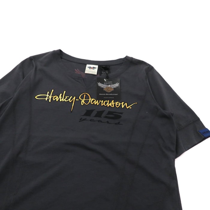 HARLEY DAVIDSON ロゴプリントTシャツ 115周年記念 未使用品 | Vintage