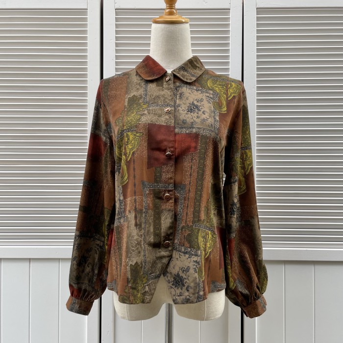 frame motif shirt | Vintage.City 古着屋、古着コーデ情報を発信