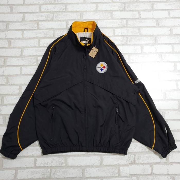 [571]PUMA  Steelers ナイロンジャケット 黒 Mポリエステル | Vintage.City Vintage Shops, Vintage Fashion Trends