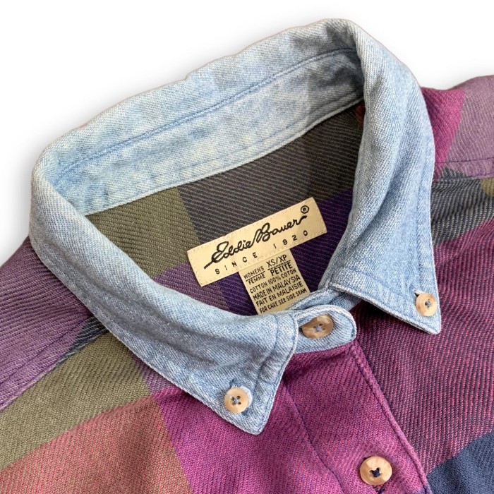 lady's Eddie Bauer Viyella Check shirt | Vintage.City 古着屋、古着コーデ情報を発信
