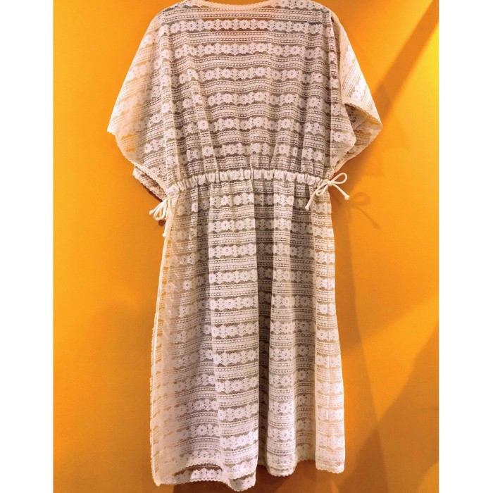 60-70s off white lace tunic | Vintage.City 古着屋、古着コーデ情報を発信