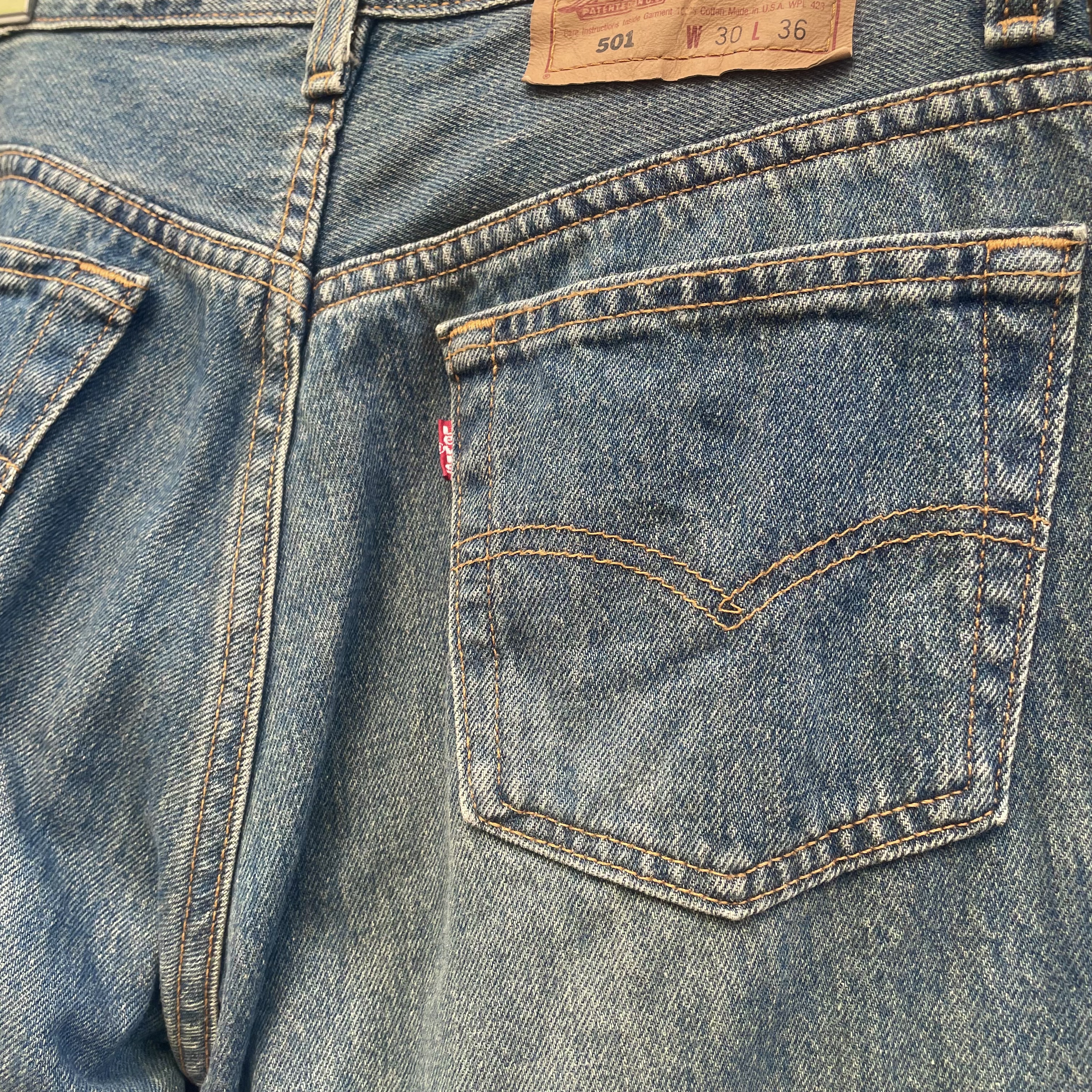 90s USA Levi's 501 denim pants | Vintage.City