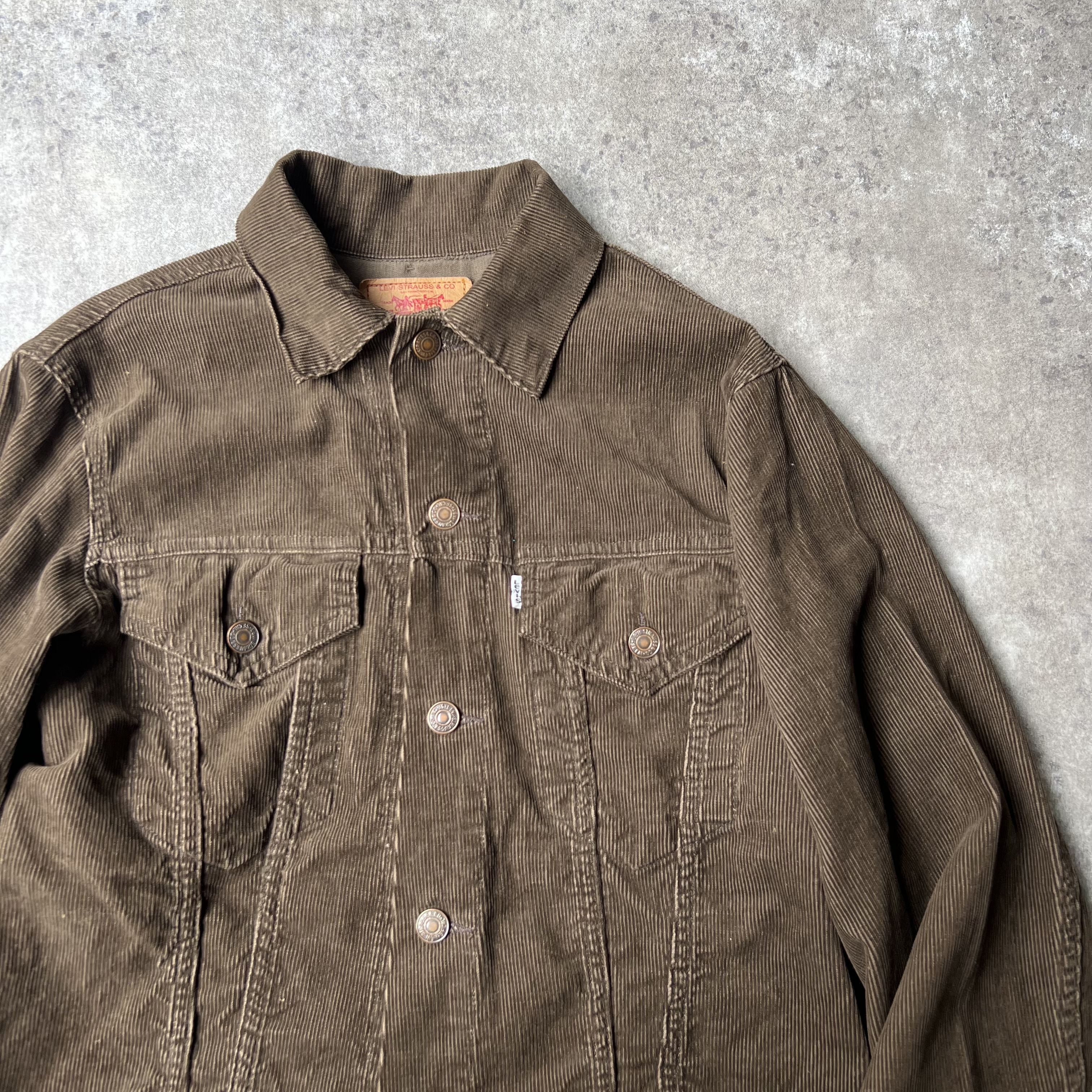 Levi's 70505 corduroy trucker jacket 80s | Vintage.City