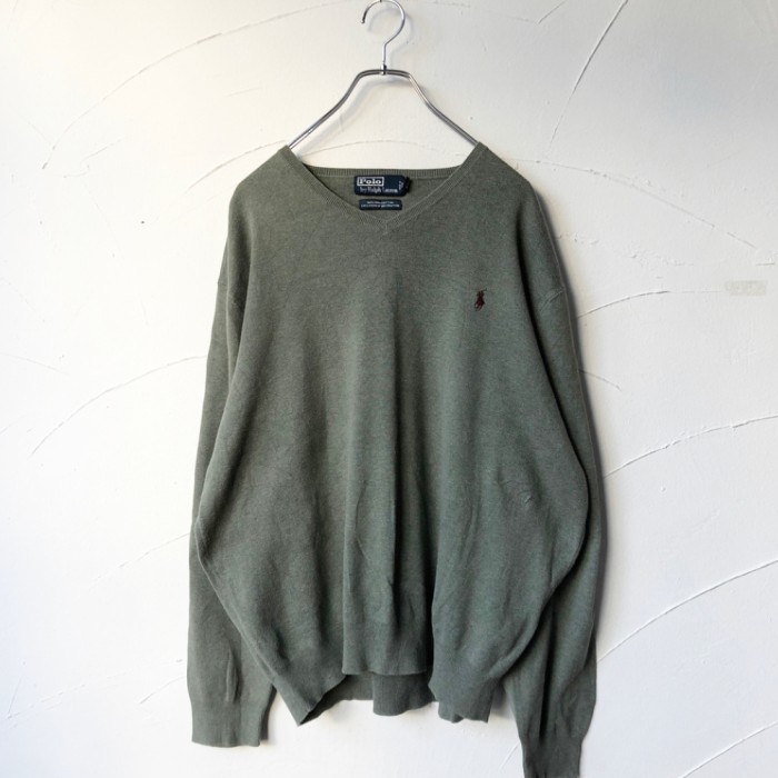 "Polo by Ralph Lauren" cotton knit | Vintage.City 古着屋、古着コーデ情報を発信