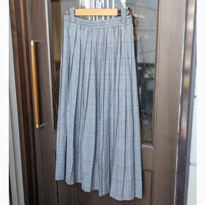 グレンチェック プリーツスカート | Vintage.City 古着屋、古着コーデ情報を発信