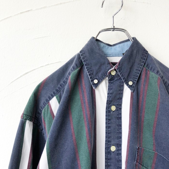 Stripe cotton shirt ストライプシャツ | Vintage.City 古着屋、古着コーデ情報を発信