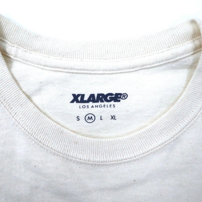 X-LARGE プリントTシャツ M ホワイト コットン | Vintage.City 古着屋、古着コーデ情報を発信