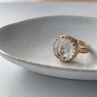 antique glassbutton ring | Vintage.City ヴィンテージ 古着