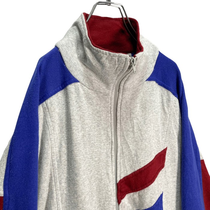 80-90s zip-up sweat track jacket | Vintage.City Vintage Shops, Vintage Fashion Trends