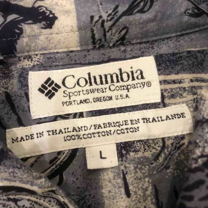 Columbia  L/S 総柄シャツ | Vintage.City 古着屋、古着コーデ情報を発信