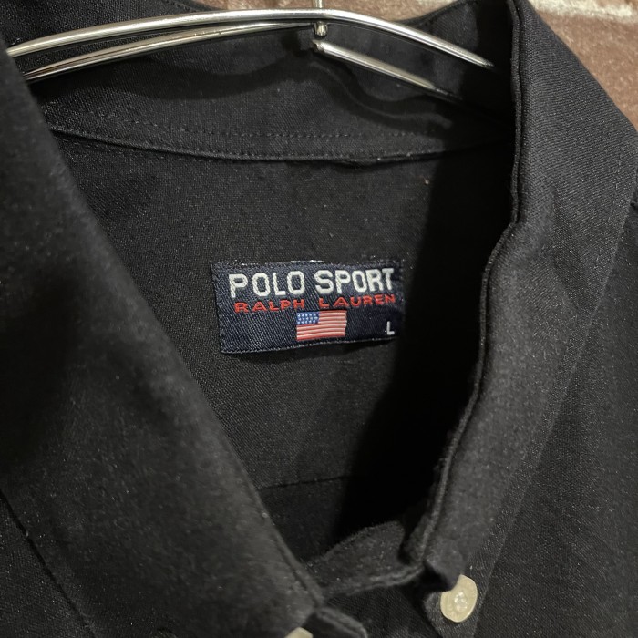POLO SPORT RALPH LAUREN BLACKシャツ | Vintage.City 古着屋、古着コーデ情報を発信